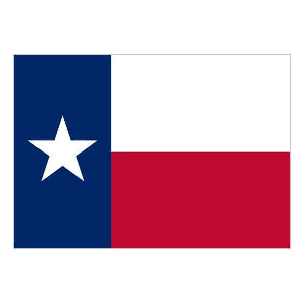 Bandera de Texas de Poliéster Microperforada Reforzada