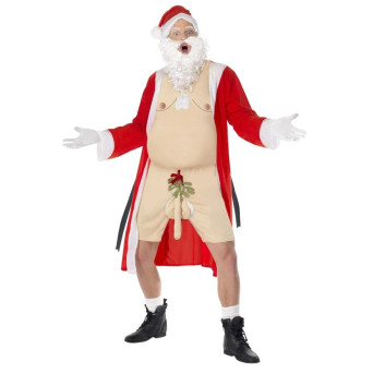 Disfraz de Papá Noel Sórdido para Adulto
