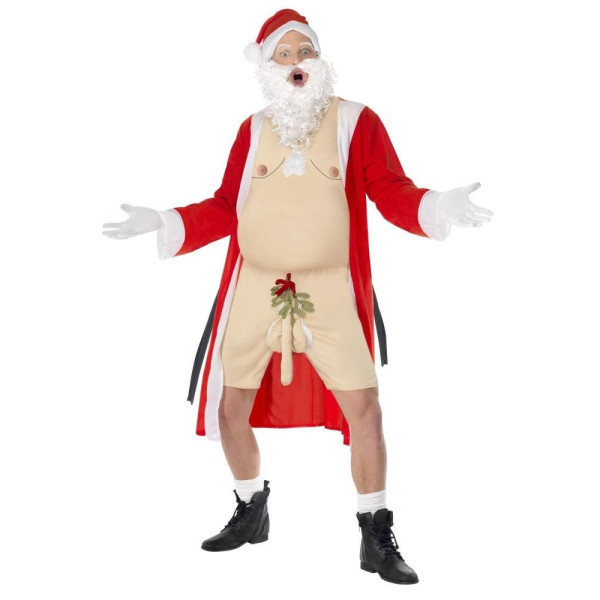 Disfraz de Papá Noel Sórdido para Adulto