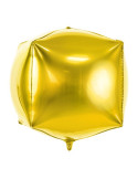 Globo Cubo de 35 x 35 x 35 Centímetros de color Oro