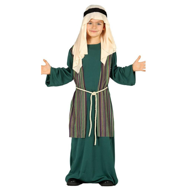 Disfraz de Pastor San José de color Verde Infantil