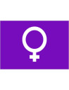 Bandera de Feminista de Poliéster Microperforada Reforzada