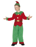 Disfraz de Elfo de color Rojo y Verde Infantil
