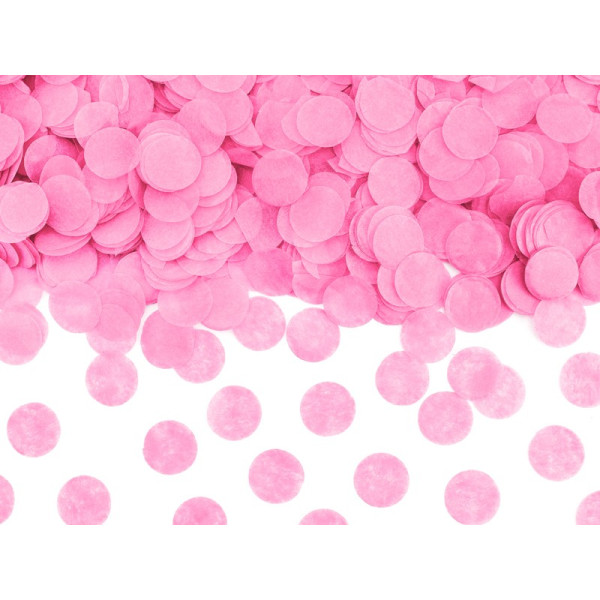 Cañón de Confeti de color Rosa de 60 Centímetros