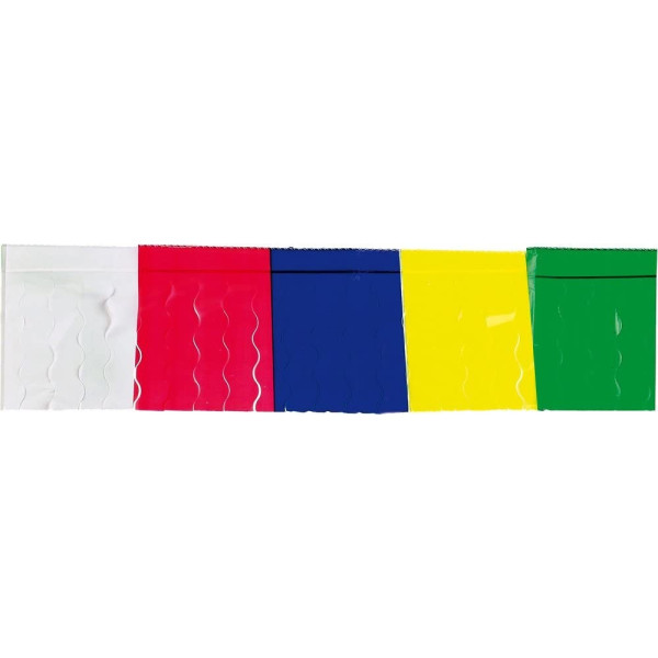'Guirnalda de Flecos Plástico Cosido de 25 Metros Multicolor