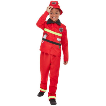 Disfraz de Bombero de color Rojo Infantil