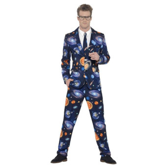Traje de Espacio de color Azul para Adulto