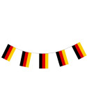 Guirnalda de Bandera Alemania de Plástico de 20 x 30 Centímetros 50 Metros