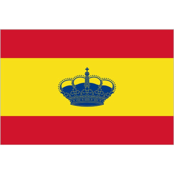 Bandera de Náutica España Corona de Poliéster Microperforada Reforzada