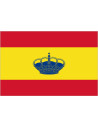 Bandera de Náutica España Corona de Poliéster Microperforada Reforzada