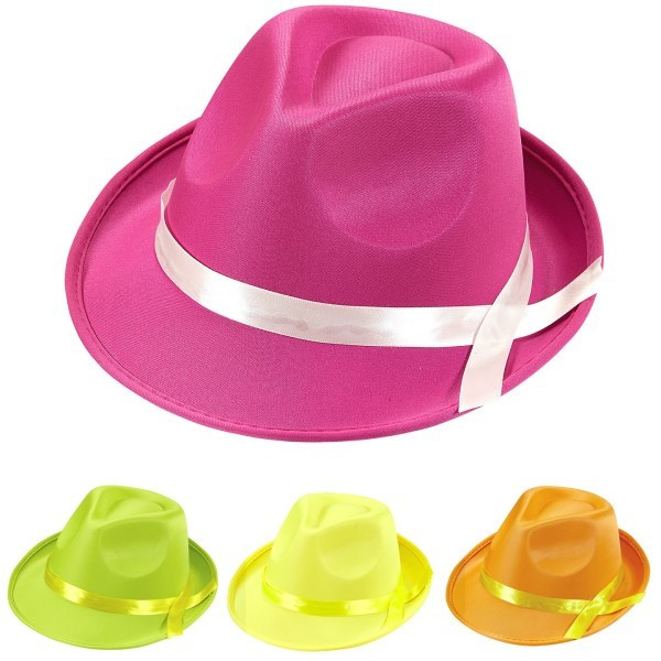 Sombrero Fluorescente Varios Colores para Adulto