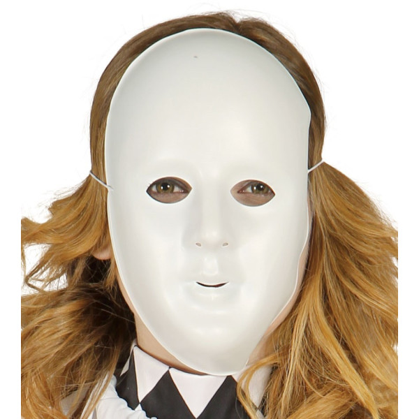 Máscara de color Blanco para Adulto