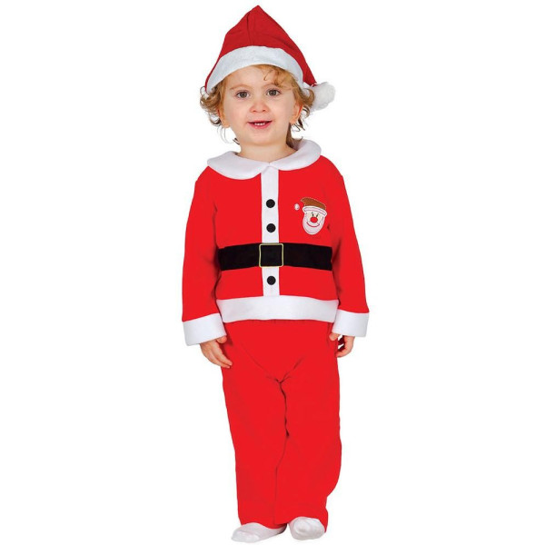 Disfraz de Papa Noel de color Rojo para Bebé