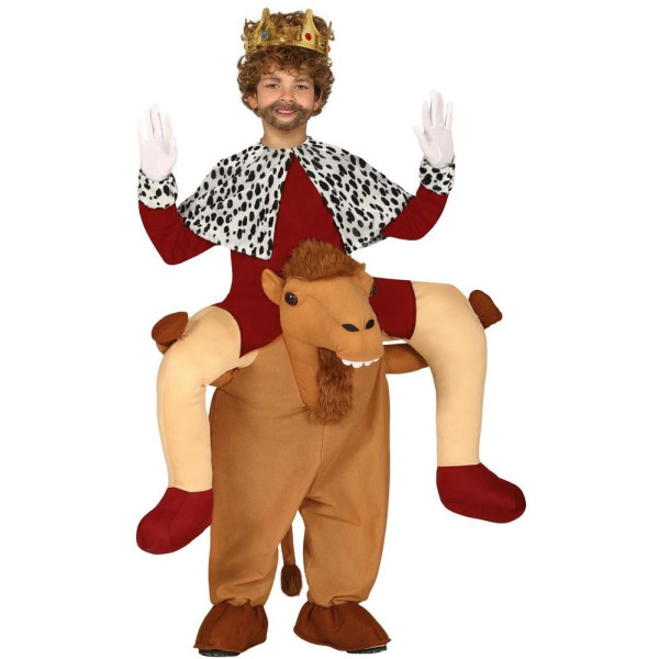 Disfraz de Rey Mago Montado sobre Camello Infantil
