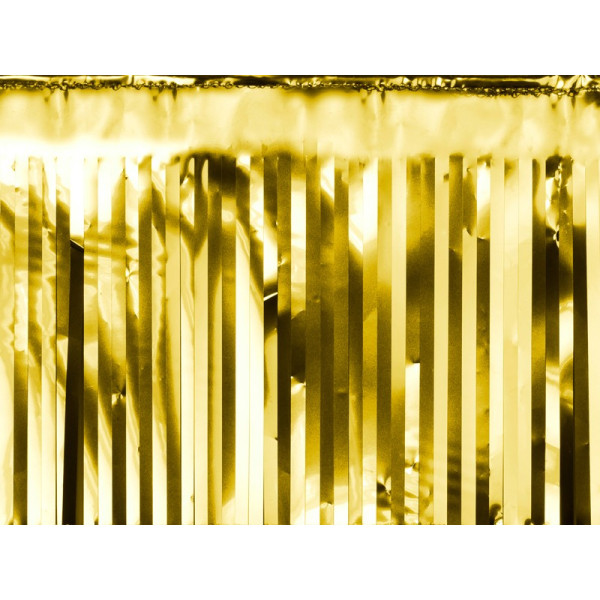 Guirnalda de Flecos de color Oro Metalizado de 18,5 x 400 Centímetros