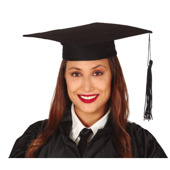 Birrete de Estudiante de 30 x 30 Centímetros para Adulto