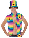 Sombrero y Bufanda Rainbow para Adulto