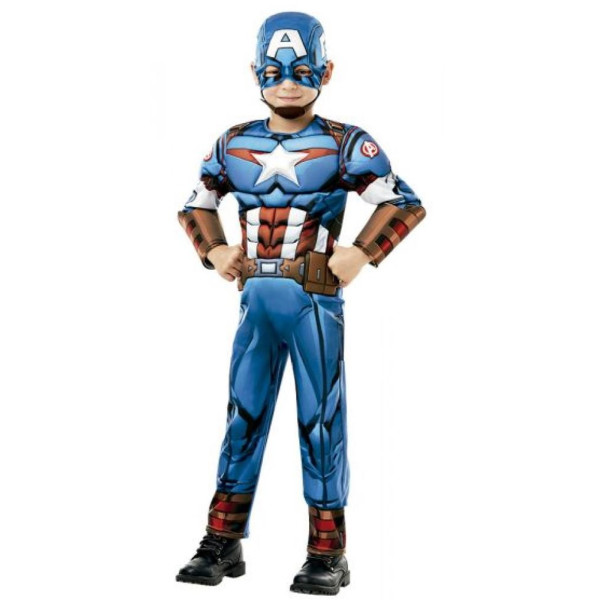 Disfraz de Capitán América Deluxe de Avengers Infantil