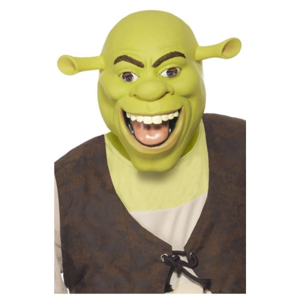 Máscara de Shrek de color Verde para Adulto