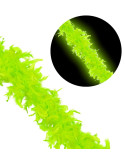 Boa de Plumas de color Verde Fluorescente de 1,80 Metros y 50 Gramos