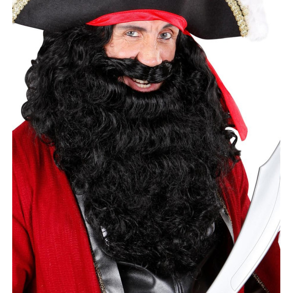 Barba Negra de Pirata para Adulto