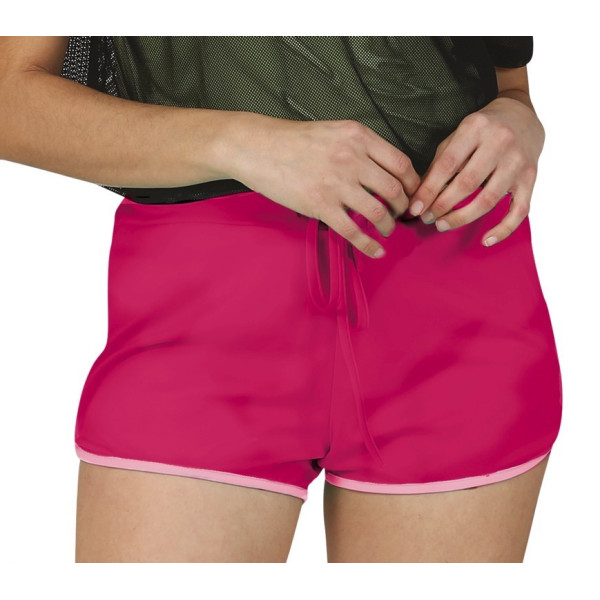Pantalón Corto de los años 80´s de color Rosa para Adulto