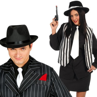 Corbata de color Blanco de 47 Centímetros para Adulto