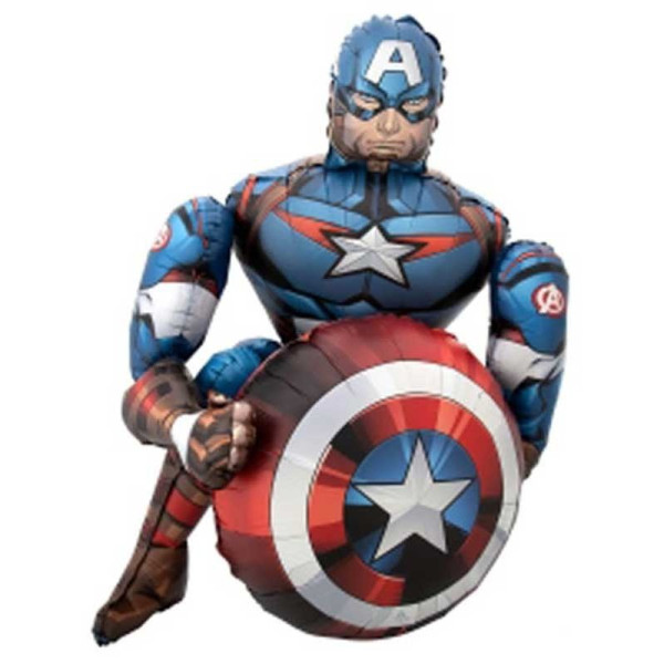 Globo Awk de Capitán América de 86 x 99 Centímetros