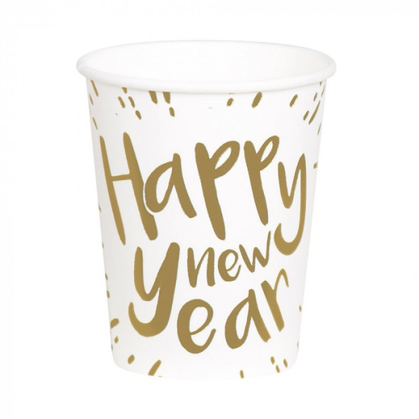 Vaso de Happy New Year 10 Unidades de 21 Centilitros