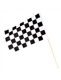 Bandera de Carreras de 30 x 45 Centímetros con Palo