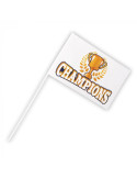  Bandera de Champions de 17 x 25 Centímetros con Palo