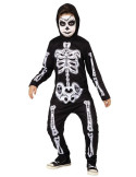 Disfraz de Esqueleto del Día de los Muertos Mexicano Infantil