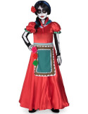 Disfraz de Rosabella del Día de los Muertos Mexicano Infantil