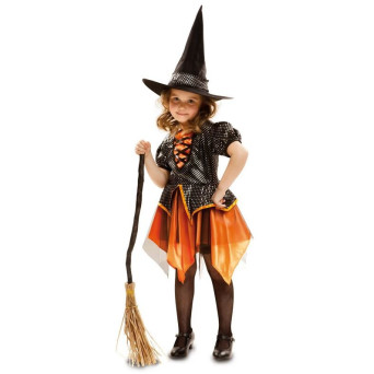 Disfraz de Bruja Dorada Infantil
