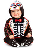 Disfraz de Esqueleto del Día de los Muertos Mexicano para Bebé