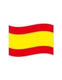 Pegatina de Bandera España sin Escudo