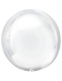 Globo Orbz de 40 Centímetros de color Blanco