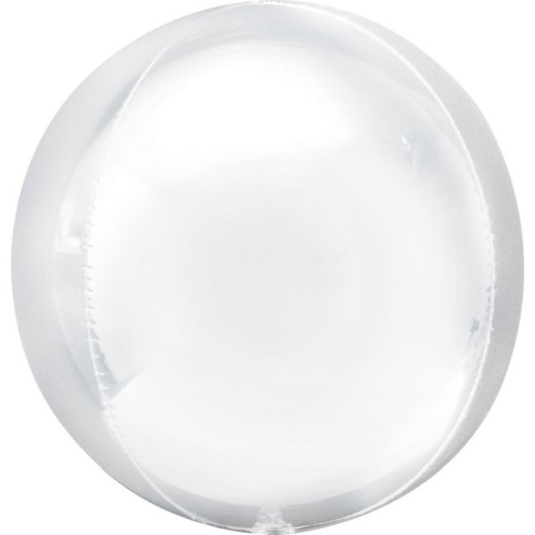 Globo Orbz de 40 Centímetros de color Blanco