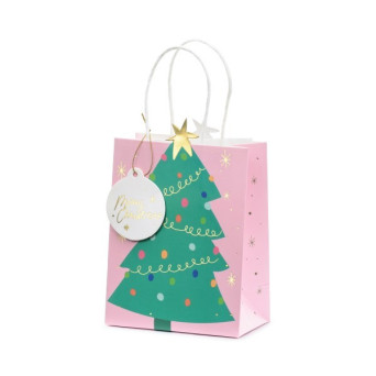Bolsa de Regalo de Árbol de Navidad de 14 x 20,5 x 8 Centímetros