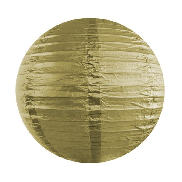 Farolillo de Papel de 35 Centímetros de color Oro
