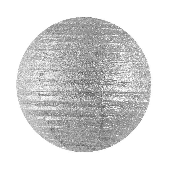 Farolillo de Papel de 45 Centímetros de color Plata