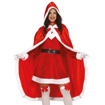 Capa de Mamá Noel para Adulto