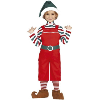 Disfraz de Papá Noel Trabajador Infantil