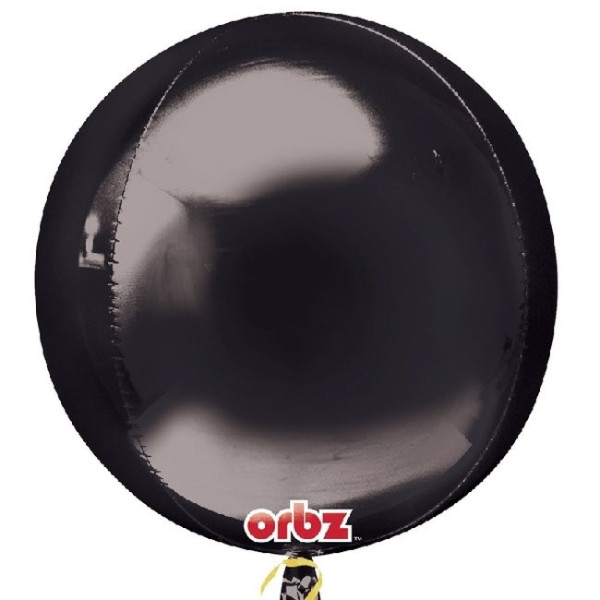 Globo Orbz de 40 Centímetros de color Negro