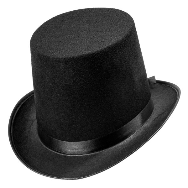 Sombrero de Copa de color Negro para Adulto