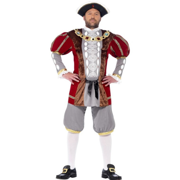 Disfraz de Enrique VIII Deluxe para Adulto