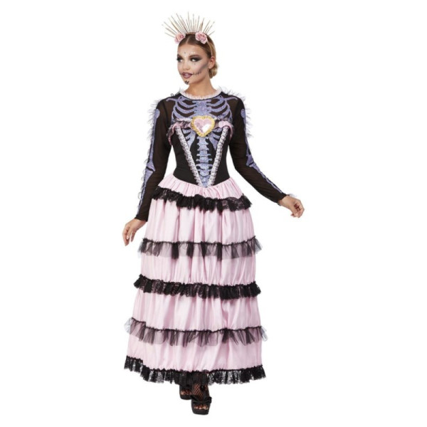 Disfraz de Señorita del Día de los Muertos Mexicano para Adulto