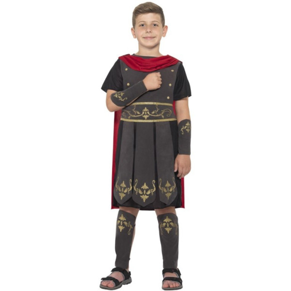 Disfraz de Soldado Romano de color Negro Infantil