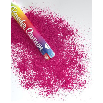 Cañón de 30 Centímetros con Polvo de color Rosa