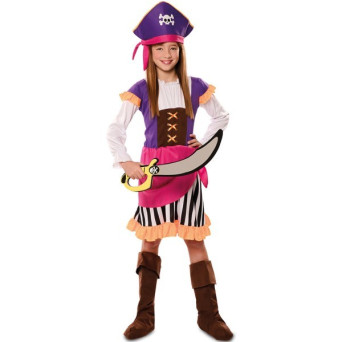 Disfraz de Pirata Aventurera Infantil